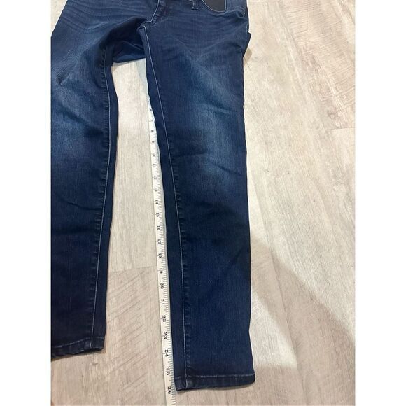 Isabel Maternity jeans- skinny- blue sz 4 - dark - side band by Ingrid & Isabel - Picture 2 of 8